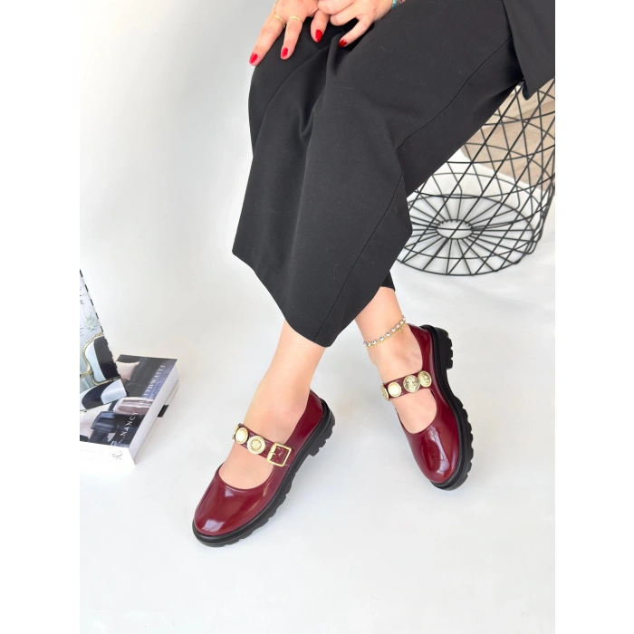 Okira Bordo Rugan Oxford Ayakkabı