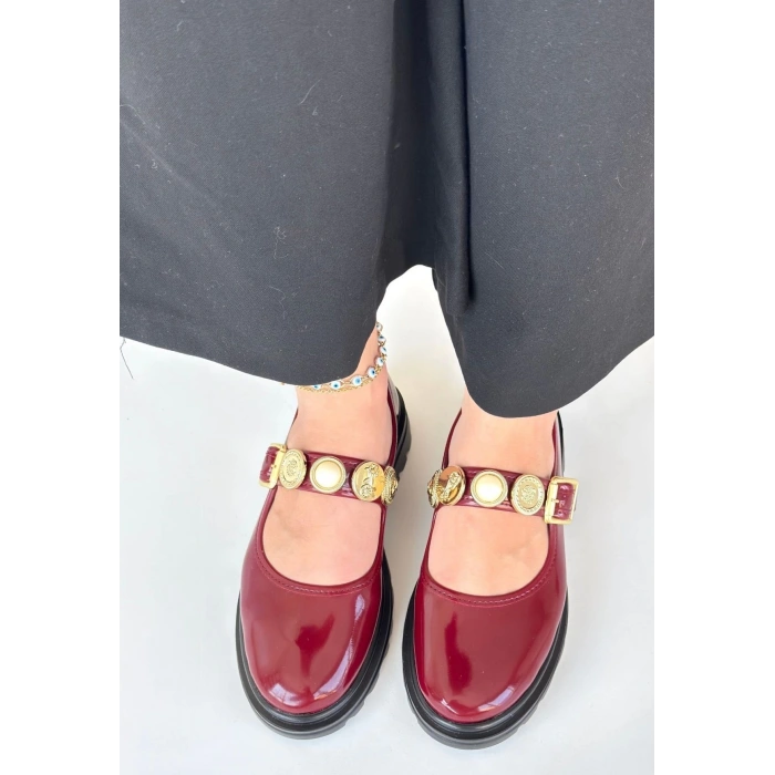 Okira Bordo Rugan Oxford Ayakkabı