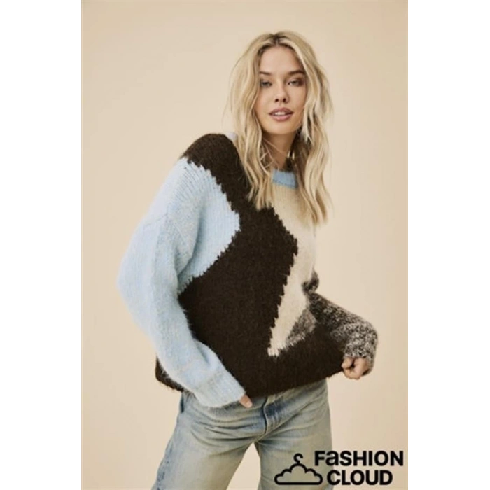 Oversize Yün Kadın Kazak