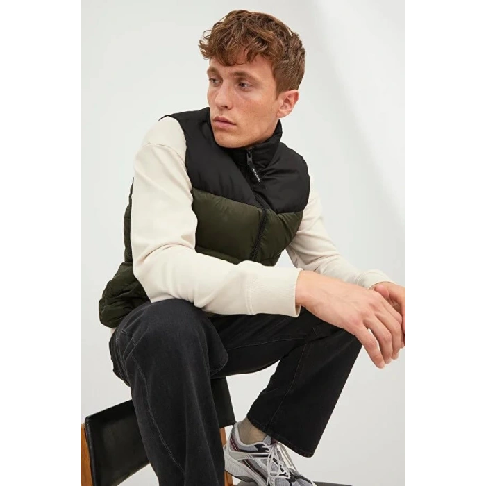 Parçalı Şişme Erkek Yelek