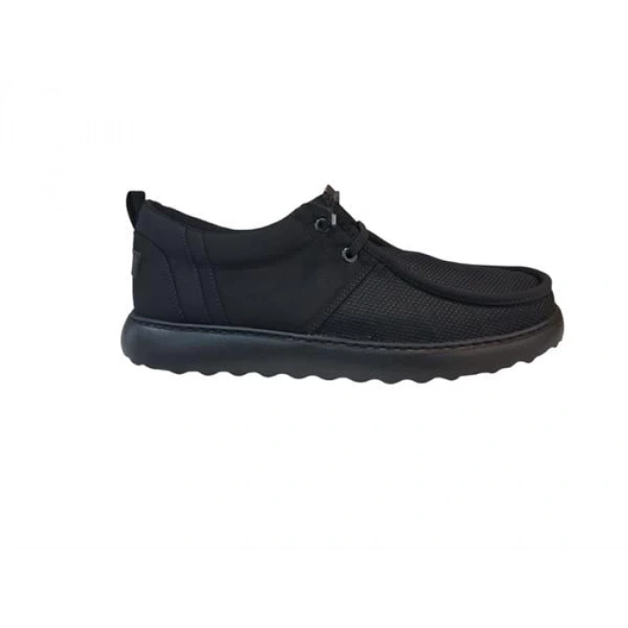 PC023LEFY Memory Foam Akıllı Bağcık Erkek Günlük Ayakkabı Siyah