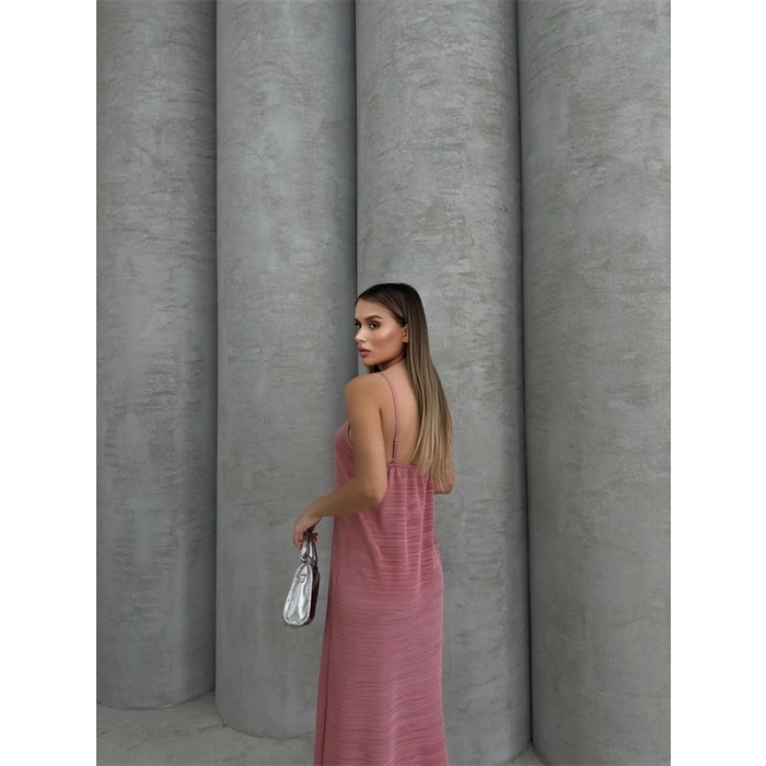 Piliseli Uzun Elbise