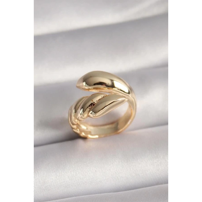 Pirinç Gold Renk Kadın Yüzük