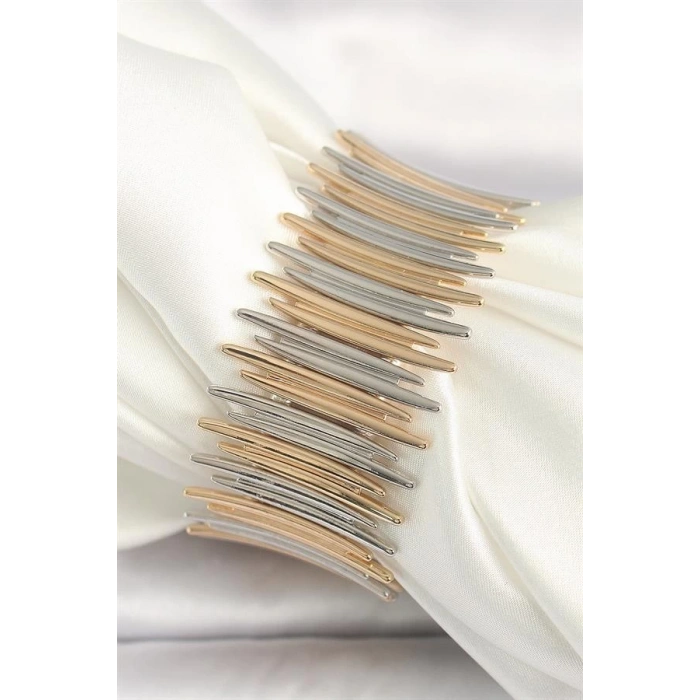 Pirinç Mix Renk Lastiklik VIP Seri Kadın Bileklik