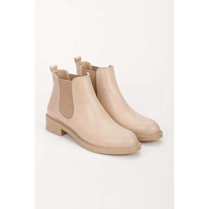 Seend Nude Cilt Topuklu Bot