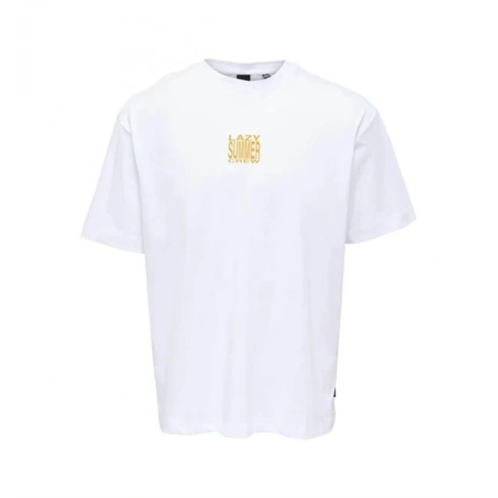 Sırt Baskılı Erkek T-Shirt