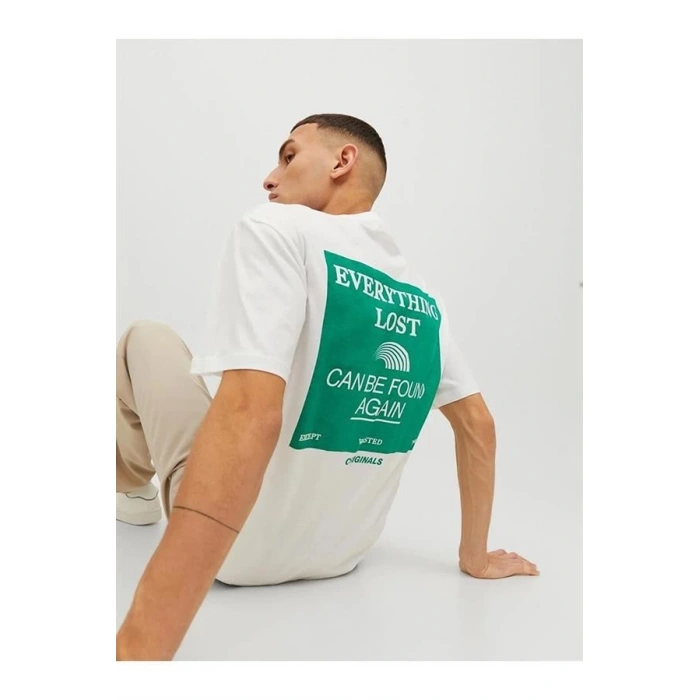 Sırt Baskılı Erkek T-Shirt