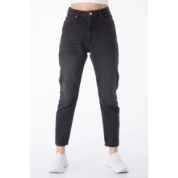 Slimfit mom jeans pantolon