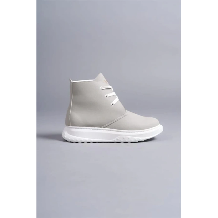 SLW204 Franca Bağcıklı Süet Erkek Spor Bot BT - Gri