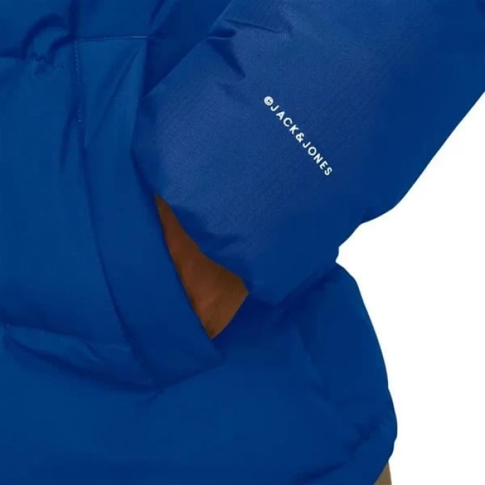 Su Geçirmez Şişşme Kapüşonlu Erkek Mont