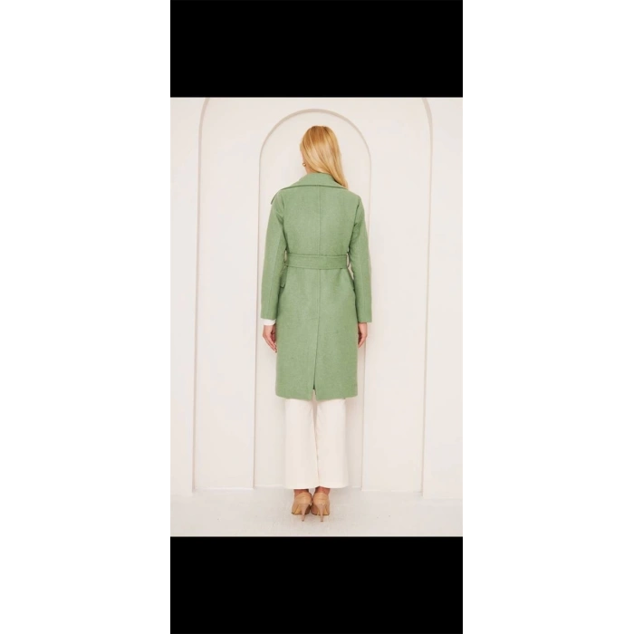 Uzun Düz Kaşe Kaban