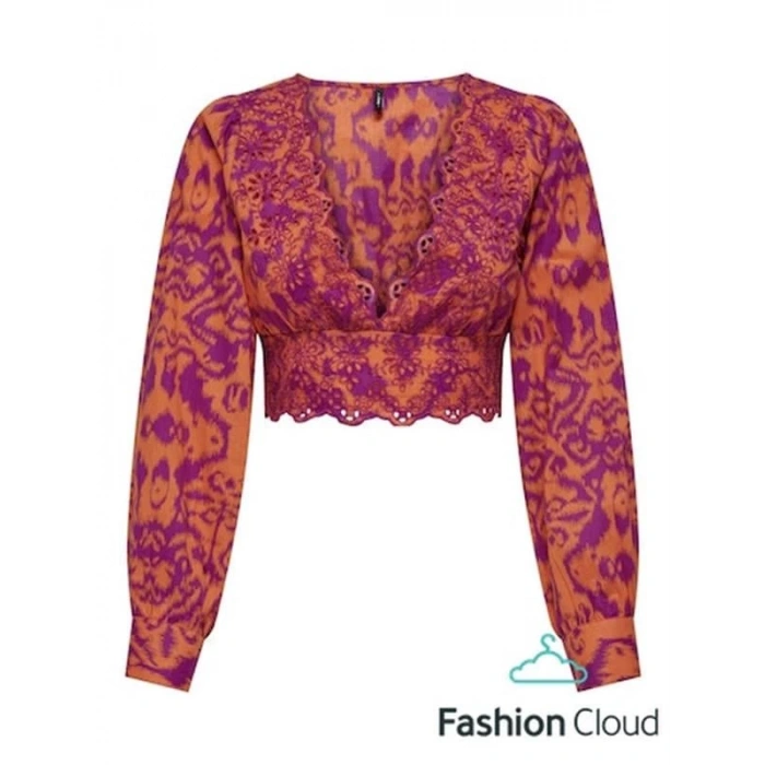 V Yaka Kısan Kadın Bluz