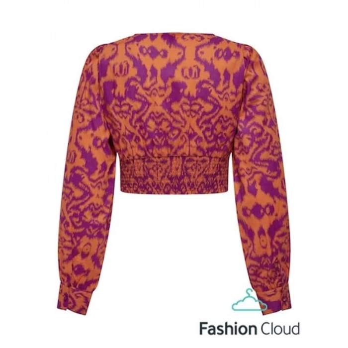 V Yaka Kısan Kadın Bluz