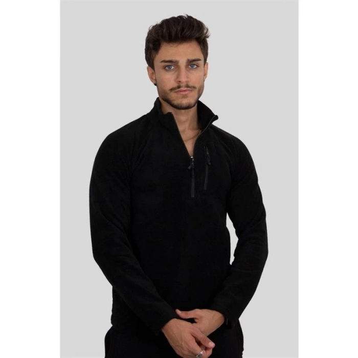 Yarım Fermuar Erkek Polar