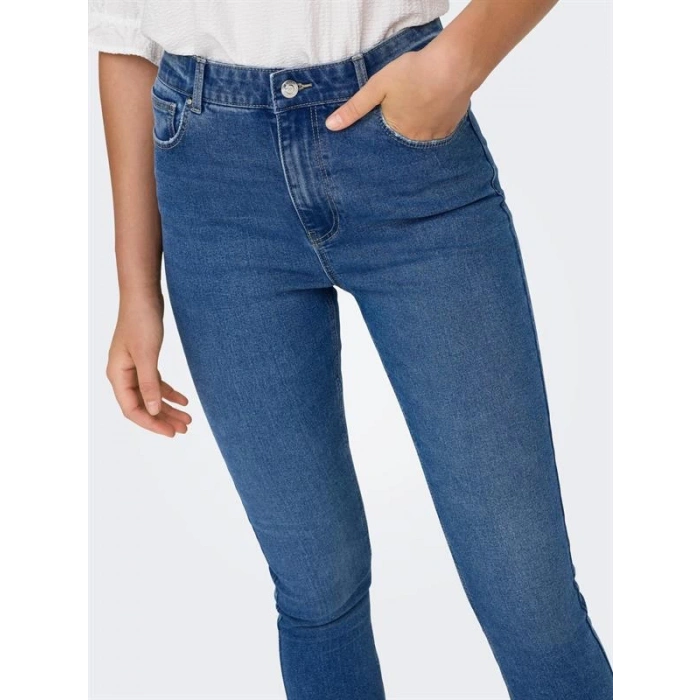 Yüksek Bel Dar Kesim Jean