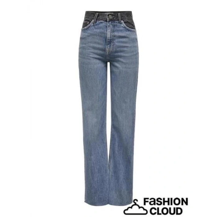 Yüksek Bel Likralı Bol Paça Beli Renkli Kadın Pantolon