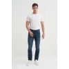 0752 Parker Normal Bel Dar Paça Slim Fit Erkek Kot Pantolon Lacivert