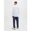 12248606 Relaxed Fıt Beli Lastikli Keten Jogger Erkek Pantolon Lacivert