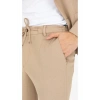 2534 Beli Lastikli Jogger Old Money Style Erkek Pantolon Bej
