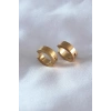316L Çelik Gold Renk Sıkıştırmalı Erkek Küpe