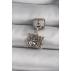 316L Çelik Gümüş Renk Sallantı New York Yazı Model Nomination Charm