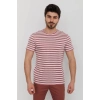 Bisiklet Yaka Baskılı Erkek T-Shirt
