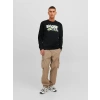 Logo Baskılı Erkek Sweatshirt