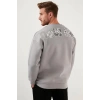 New Age Sırt Baskılı Üç İplik Sweatshirt