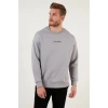 New Age Sırt Baskılı Üç İplik Sweatshirt