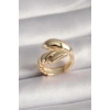 Pirinç Gold Renk Kadın Yüzük