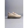SLW161 Hippo Bağcıksız Süet Erkek Günlük Sneaker Ayakkabı GT - Bej