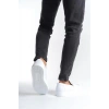 SLW180 Estilo X Bağcıksız Cilt Erkek Günlük Spor Klasik Ayakkabı BT - Beyaz