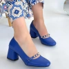 Tino Mavi Cilt Topuklu Ayakkabı