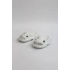 WG500 Köpekbalığı Beyaz Unisex Tam Ortopedik Terlik Shark Slides Cocuk