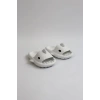 WG500 Köpekbalığı Beyaz Unisex Tam Ortopedik Terlik Shark Slides Cocuk