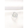 Yıldız Model Silver Renk Ayarlanabilir Yüzük