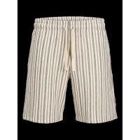 12275412 Beli Lastikli Keten Erkek Short Mavi