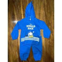 2-5 Yaş Kapşonlu Takım Saks