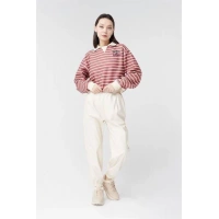 24K17755 Polo Yaka Kadın Sweatshirt