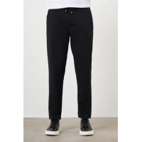 2534 Beli Lastikli Jogger Old Money Style Erkek Pantolon Siyah