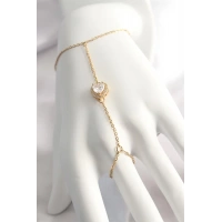 316L Çelik Gold Renk Kalp Model Şahmeran