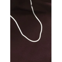 316L Çelik Gümüş Renk 60 cm İtalyan Zincir Kolye