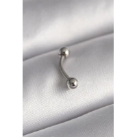 316L Çelik Gümüş Renk Topçuk Model Piercing