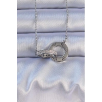 316L Çelik Gümüş Renk Zirkon Taşlı Kolye