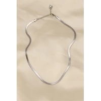 316L Çelik Silver Renk 45 cm İtalyan Zincir Model Kadın Kolye