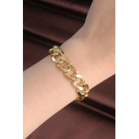 316L Çelik Vip Seri Gold Renk Gurmet Model Bileklik