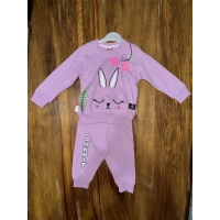 6-24 Aylık Tavşan Baskılı Lila