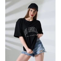 Angeles Baskılı Kadın T-Shirt