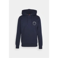 Baskılı Kapüşonlu Büyük Beden Erkek Sweatshirt