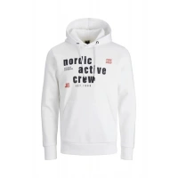 Baskılı Kapüşonlu Sweatshirt